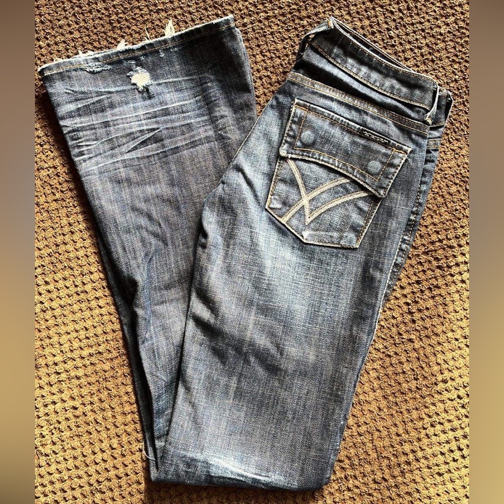 William Rast Slim Leg Distressed Trouser Jean 25